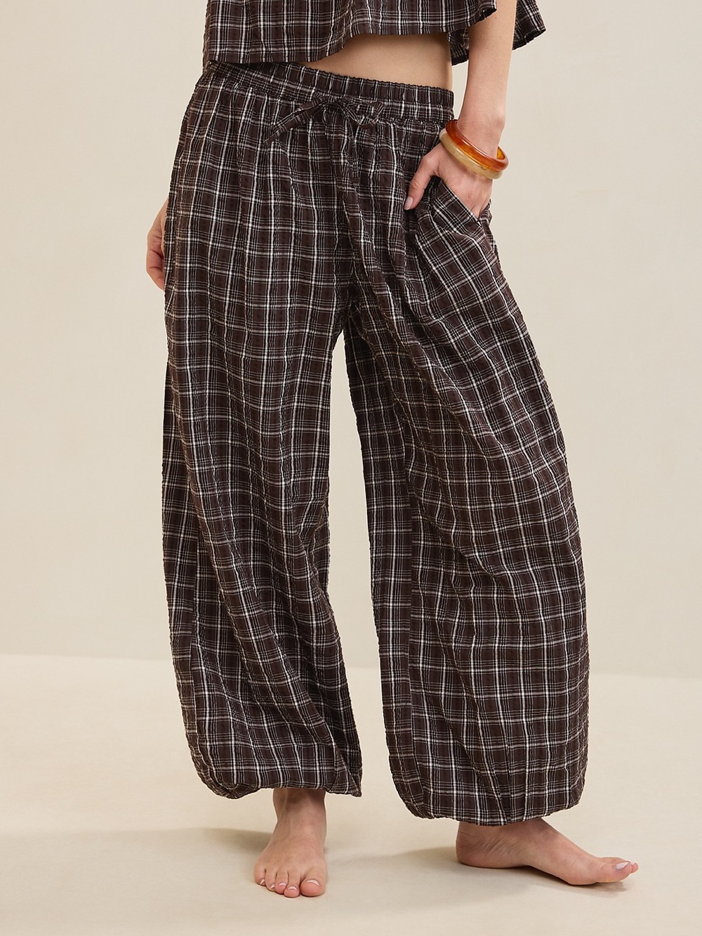 ISO Aerie Seersucker Balloon Pant